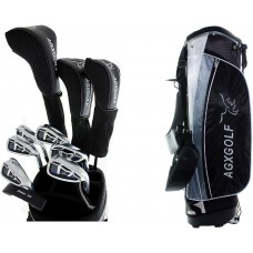 SENIOR XLT MEN'S RIGHT HAND GOLF SET: +DRIVER+3WD+HYBRID+5-PW IRONS+PUTTER